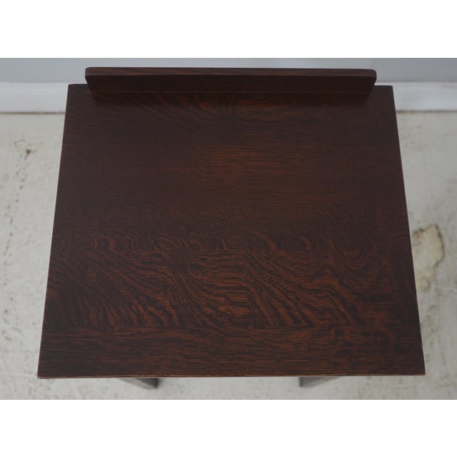 Stickley Mission Oak 2 Drawer Nightstand For Sale In Philadelphia - Image 6 of 17