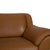 Cognac Leather 2-Seater Sofa from Natuzzi For Sale - Image 4 of 12
