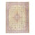 Galerie Shabab Collection Mid-20th Century Soft Colored Oushak Carpet in Beige, Purple, and Orange For Sale