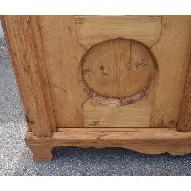 Pine Two Door Armoire, Hungary For Sale - Image 10 of 15