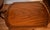 1910s Pair of Antique English Regency Mahogany Banded Walnut Side Tables End Tables For Sale - Image 13 of 18
