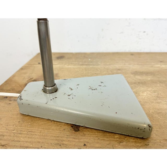 Industrial Grey Gooseneck Table Lamp from Zaos, 1960s For Sale - Image 13 of 18