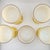 Carlo Moretti 1970s Italian Amber and Cased Opaline Glass Wine Goblets Carlo Moretti - Set of Five For Sale - Image 4 of 9