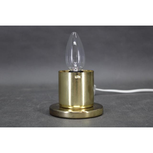 Mid-Century Table Lamps with Prismatic Glass Shades, Czech, 1970s, Set of 2 For Sale - Image 4 of 12