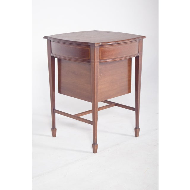 Antique English Sewing Table, 1890s For Sale - Image 6 of 13