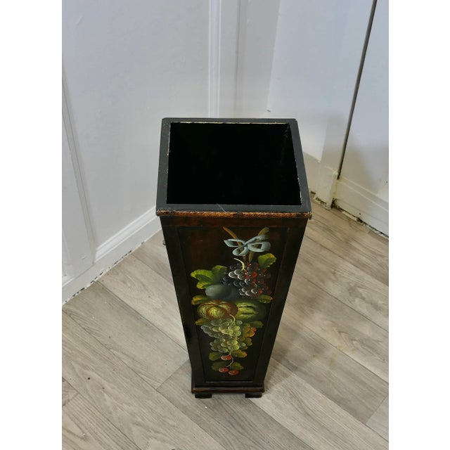 Folk Art Painted Umbrella Stand, 1970s For Sale - Image 6 of 7