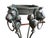 1960s Pair of Neoclassical Lion-Head Plant Stands With Faux-Marble Base For Sale - Image 10 of 17