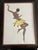 Magnificent art print/reproduction of the famous illustration of Josephine Baker in her iconic "banana belt," originally...