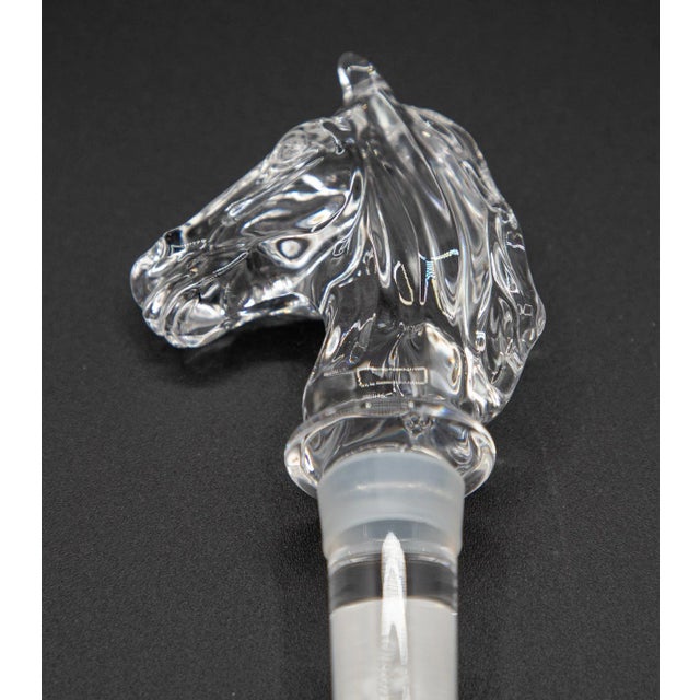 Vintage Waterford Crystal Bottle Stoppers - Horse and Acorn Designs With Boxes- Set of 2 For Sale In West Palm - Image 6 of 11