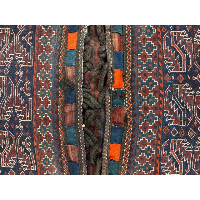 Early 20th Century Vintage Saddle Blanket Wall Hanging For Sale - Image 5 of 9