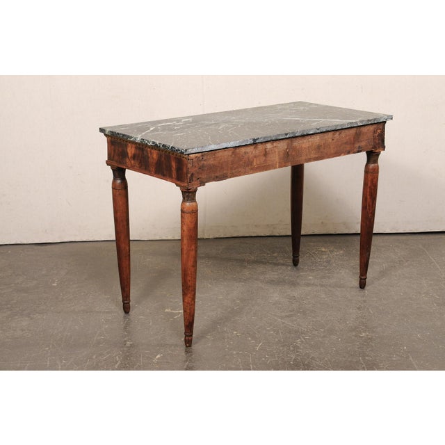 Coffee Early 19th C. French Marble Top Console For Sale - Image 8 of 12
