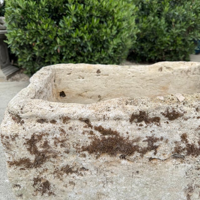 Stone Antique Limestone Trough 51226o For Sale - Image 7 of 8