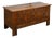 Late 17th Century English Oak Wedding Coffer with Monogram and Carved Rosettes For Sale