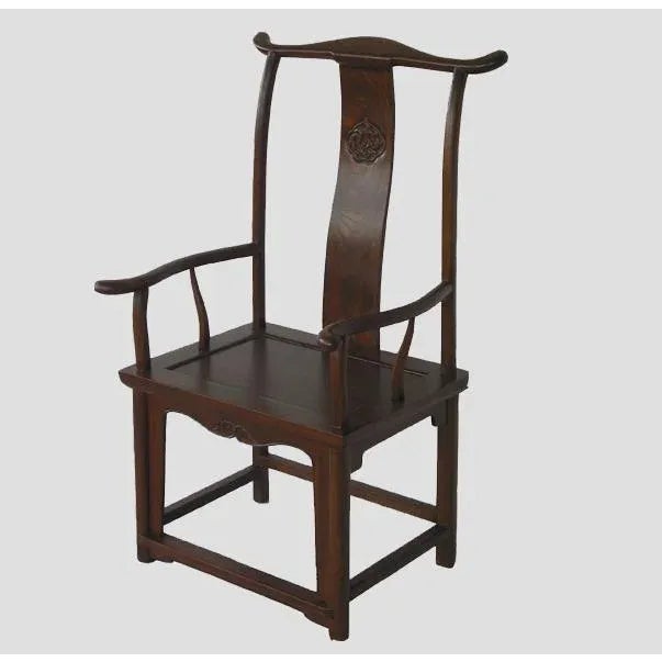 Chinese Chinese High Yokeback Armchair For Sale - Image 3 of 6
