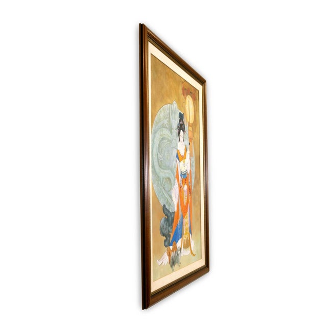 Hua Sanchuan a Night Banquet Contemporary Figurative Asian Acrylic Painting on C For Sale - Image 4 of 9