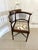 Antique Quality Edwardian Mahogany Inlaid Corner Chair, 1901 For Sale - Image 3 of 14