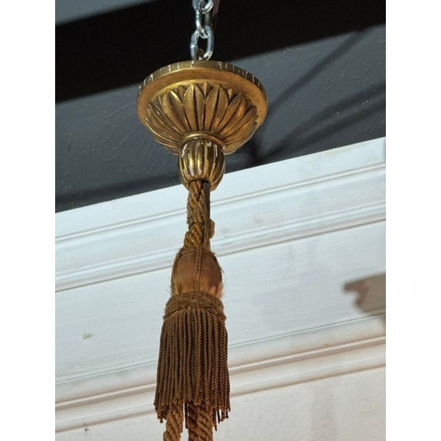 Wood 19th C. French Giltwood Chandelier For Sale - Image 7 of 7