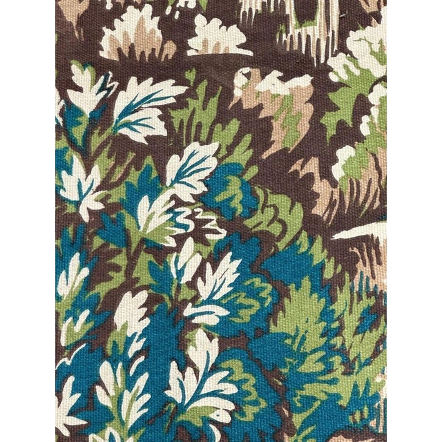 Vintage French Aubusson Style Hand-Printed Tapestry by Roga, 1960s For Sale - Image 13 of 18