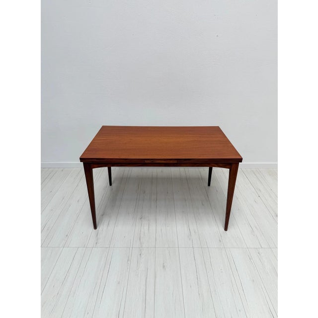 Vintage Scandinavian Extendable Teak Dining Table, 1960s For Sale - Image 9 of 9