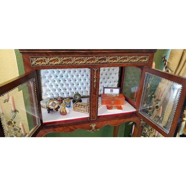 19th Century French Boudoir Vitrine For Sale - Image 12 of 13