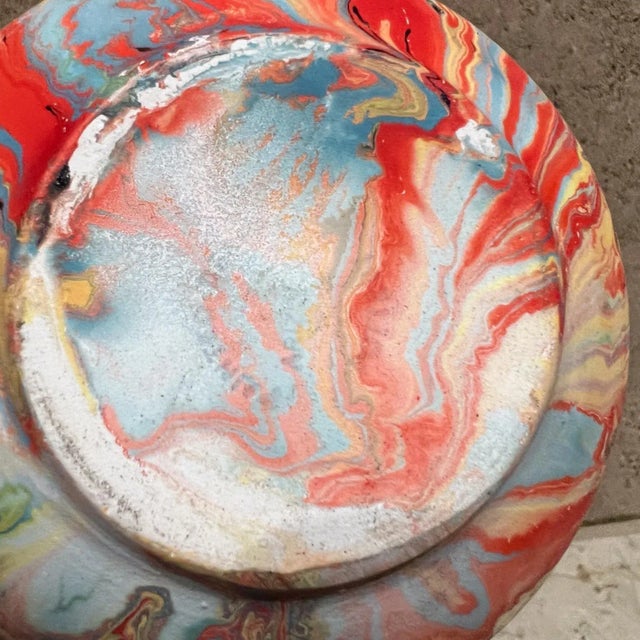 Vintage Nemadji Indian Art Pottery Red Vase by Native American Maker For Sale In San Diego - Image 6 of 6