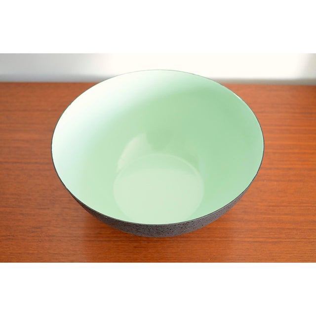 Mid-Century Modern Enamelled Steel Bowl by Herbert Krenche for Torben Ørskov, 1950s For Sale - Image 3 of 5