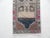 1970s Distressed Low Pile Rug Turkish Yastik Small Rug Faded Colors Runner 1'5" X 2'11" For Sale - Image 5 of 8