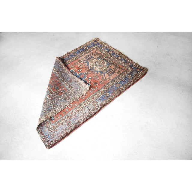 Antique Hand-Woven Middle Eastern Rug, 1920s For Sale - Image 11 of 18