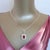 2010s Diamond Rubellite Tourmaline Necklace 18" 18k Gold 1.80 TCW Certified For Sale - Image 5 of 16