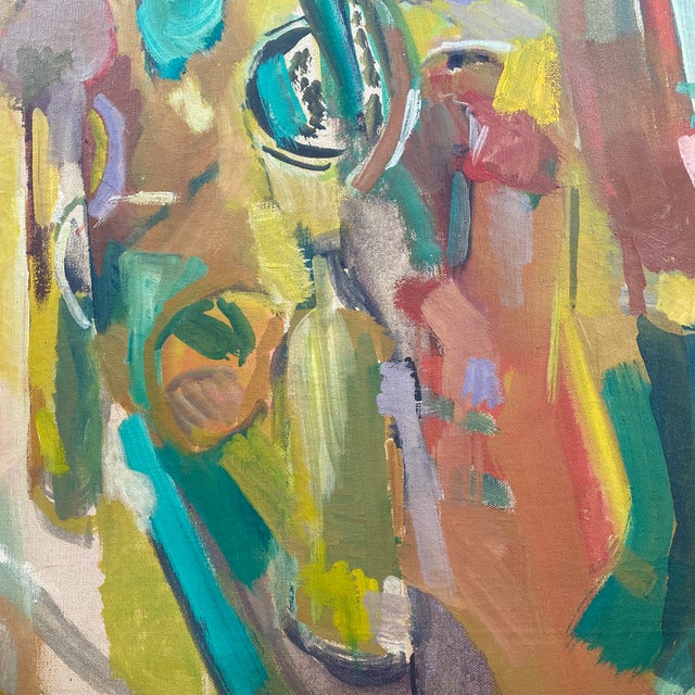 Still Life Abstract Expressionist Painting by Tom Boutis Chairish