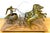 Metal Monumental Grand Tour Imperial Roman Triumphator Driving a Four-Horse Quadriga For Sale - Image 7 of 18