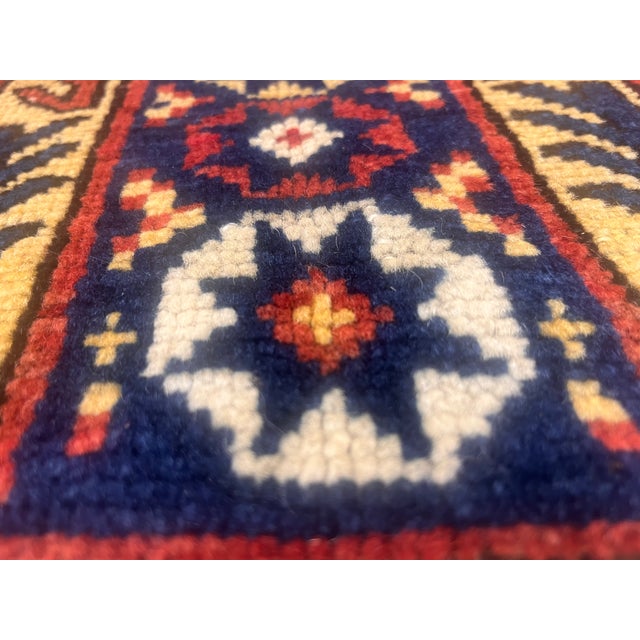 Antique Caucasian Kuba Rug 4'6" X 10’1” For Sale - Image 4 of 8
