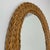 French Riviera Oval Rattan Wall Mirror, France, 1960s For Sale - Image 6 of 12