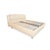 Modern Loftline Bed in Cream Faux Leather with Storage Box from Ruf For Sale - Image 3 of 17