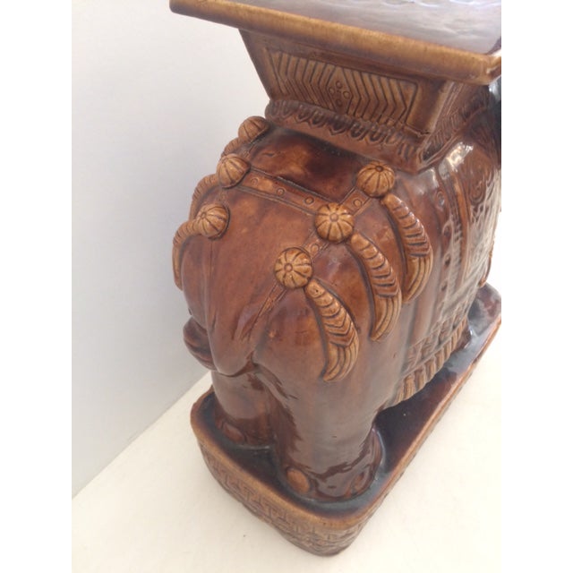 Brown Elephant Garden Seat Chairish