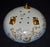 Sky Blue Limoges France Porcelain Colander Antique Berry Bowl Footed Strainer Gilt For Sale - Image 8 of 15