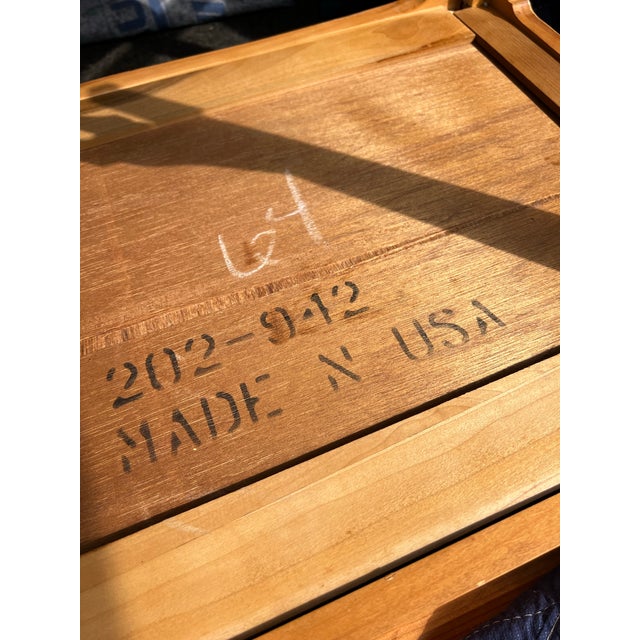 Thomasville Replicas Pine Porringer Top Side Table For Sale - Image 12 of 12