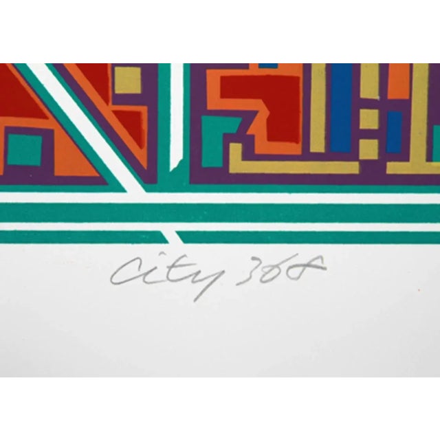 City 368, Risaburo Kimura Screen Print For Sale - Image 4 of 4