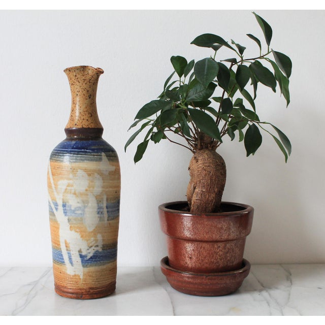 Mid 20th Century Vintage Studio Art Pottery Pitcher For Sale - Image 5 of 8