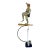 Vintage Folk Art Balancing Baseball Player Kinetic Sculpture For Sale