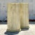 Elevate your décor with this unique pair of Vintage Boho Faux Goatskin Pedestals. These American-style pieces boast a chic...