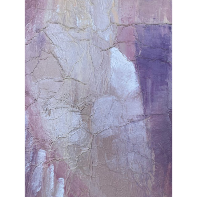 Large Mixed Media Art From 80's by Christine E. Alfery For Sale - Image 10 of 12