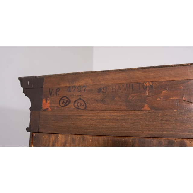 Stickley Three-Door Mahogany Chippendale Style Breakfront For Sale - Image 13 of 18