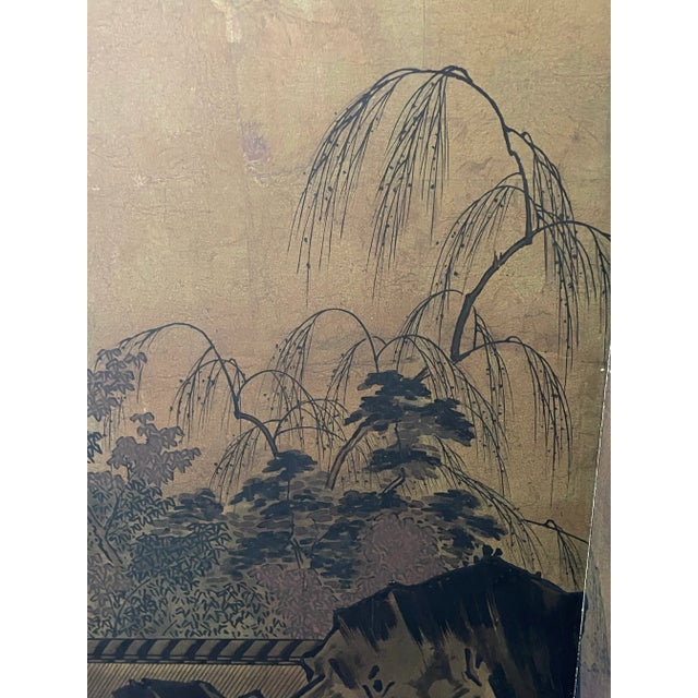 Japanese 1950s Japanese Landscape Screen For Sale - Image 3 of 11
