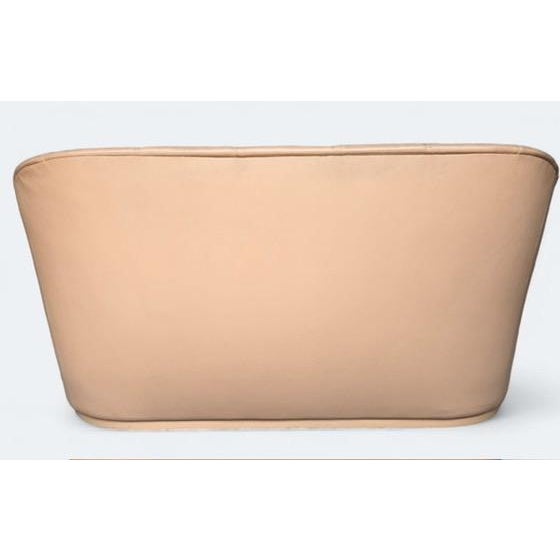 Postmodern 1980s Modern Channel-Back Leather Sofa by Marco San Francisco For Sale - Image 3 of 6