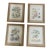 1990s Chelsea House Set of 4 Pear Prints For Sale