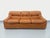Vintage Cognac and Camel Leather Sofa, 1970s For Sale - Image 4 of 18