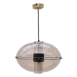 Orbiter Pendant in Metal and Acrylic Glass from Raak Amsterdam, Netherlands, 1970s For Sale