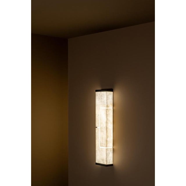 Contemporary Ad Geo Wall Lamp by United Alabaster For Sale - Image 3 of 6