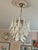 Glass White Murano Glass Chandelier in the style of Mazzega For Sale - Image 7 of 7